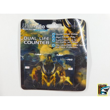 Ultra Pro Dual Life Counter Elmore Gold Dragon