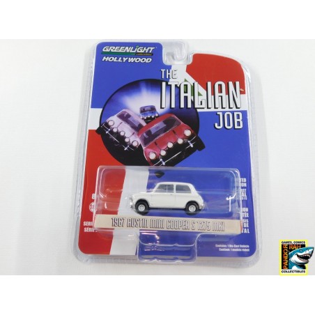 Greenlight The Italian Job - 1967 Austin Mini Cooper S 1275 MKI Wit 1:64