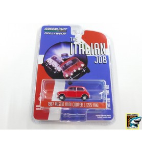 Greenlight The Italian Job - 1967 Austin Mini Cooper S 1275 MKI Rood 1:64