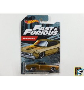 Hot Wheels Furious 7 '69 Ford Torino Talladega Koper 1:65