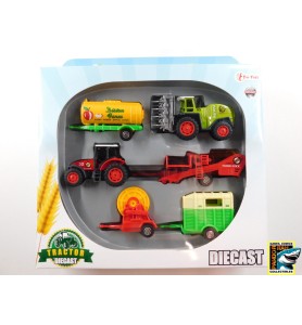 Deluxe Tractor Diecast Set