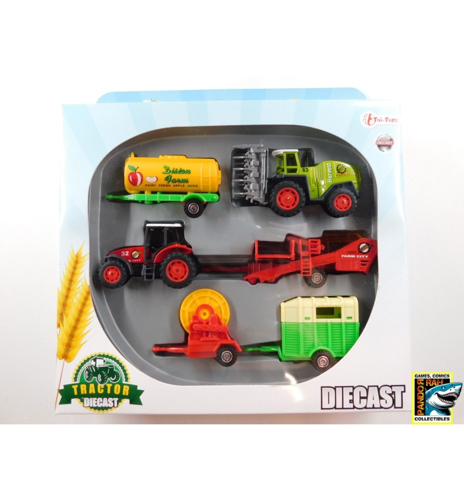 Deluxe Tractor Diecast Set