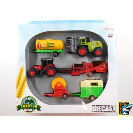 Deluxe Tractor Diecast Set