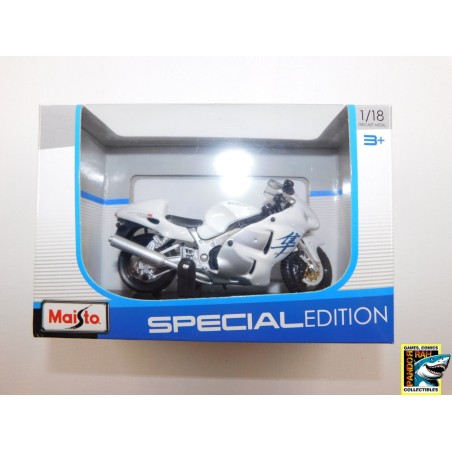 Maisto Suzuki GSX 1300R Hayabusa Wit 1:18