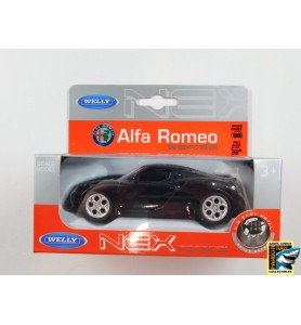 Welly Alfa Romeo 4C Zwart 1:39