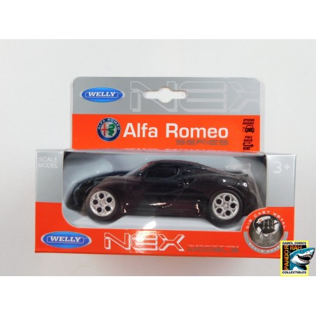 Welly Alfa Romeo 4C Zwart 1:39