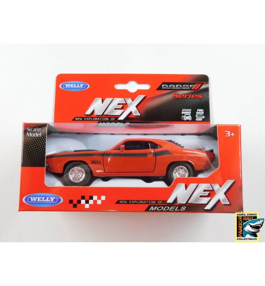 Welly 1970 Dodge Challenger T/A Rood 1:39