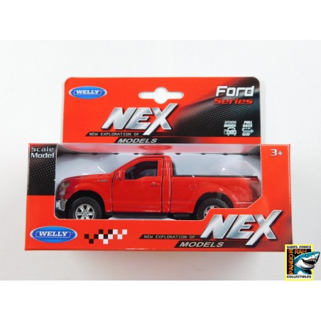 Welly 2015 Ford F-150 Regular Cab Rood 1:39