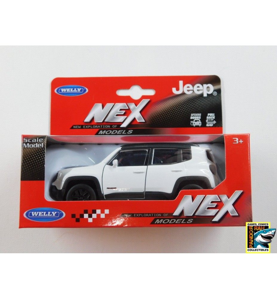 Welly Jeep Renegade Trailhawk Wit 1:39