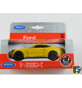 Welly 2015 Ford Mustang GT Geel 1:39