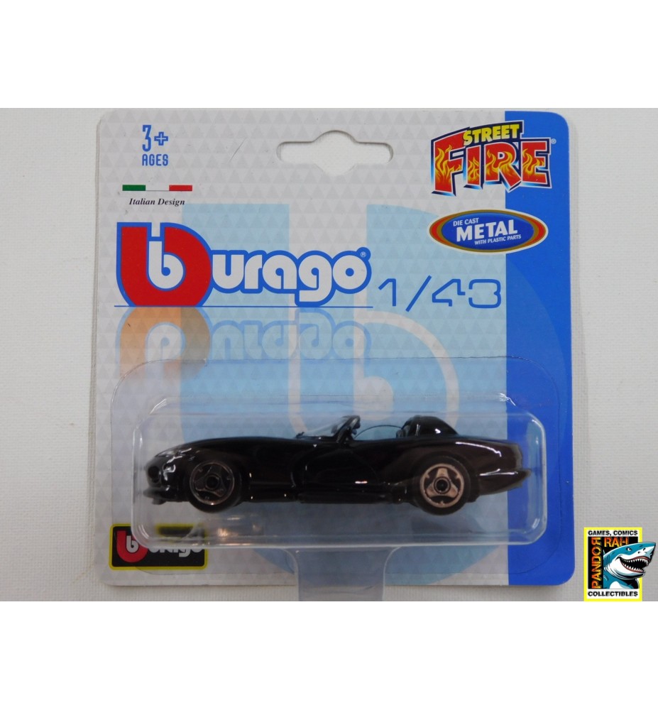 Bburago Dodge Viper GTS Coupé Zwart 1:43