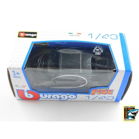 Bburago Bugatti Chiron Donkergrijs 1:43