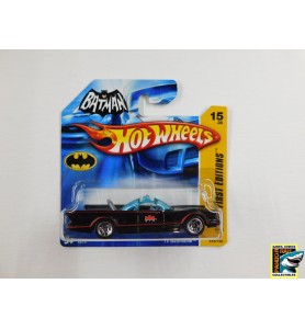 Hot Wheels 2007 First Editions TV Batmobile Zwart 1:65