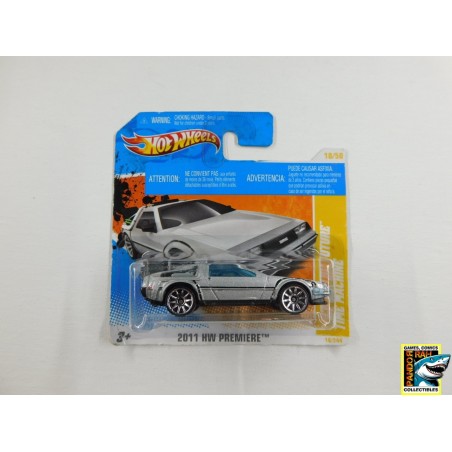 Hot Wheels 2011 HW Premiere DeLorean Back To The Future Zilvergrijs 1:65