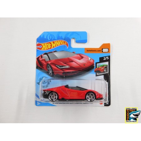 Hotwheels '16 Lamborghini Centenario Roadster Rood 1:65