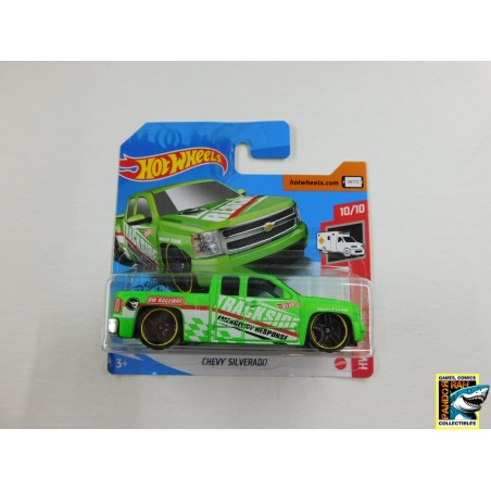 Hotwheels Chevy Silverado Fluo Groen 1:65