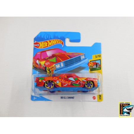 Hotwheels '80 El Camino Rood 1:65