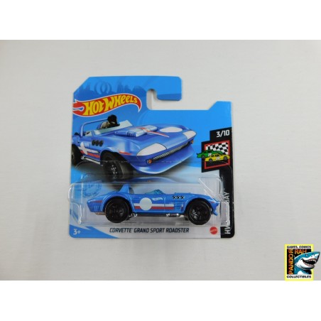 Hotwheels Corvette Grand Sport Roadster Lichtblauw 1:65