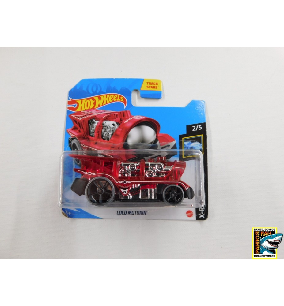 Hotwheels Loco Motorin' Rood 1:65