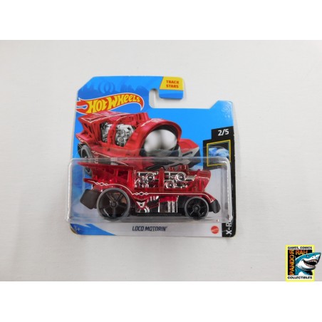 Hotwheels Loco Motorin' Rood 1:65