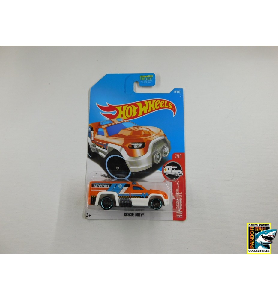 Hotwheels Rescue Duty Oranje 1:65