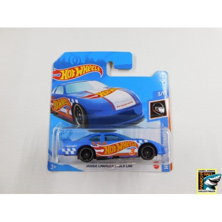 Hotwheels Dodge Charger Stock Car Lichtblauw 1:65