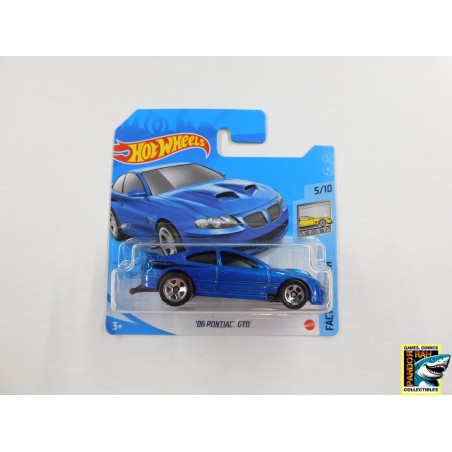 Hotwheels '06 Pontiac GTO Blauw 1:65