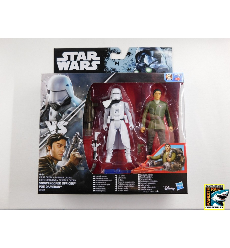 Star Wars Deluxe 2-Pack AF Snowtrooper Officer vs. Poe Dameron