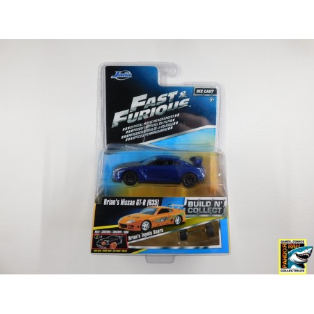 Jada Fast & Furious Build 'n Collect Wave 2 - Brian's Nissan GT-R (R35) 1:55