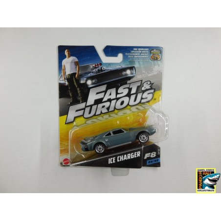 Mattel Fast & Furious 8 Ice Charger Grijs 1:55