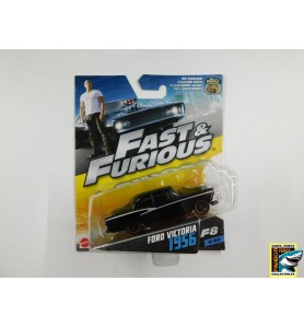 Mattel Fast & Furious 8 1956 Ford Victoria Zwart 1:55
