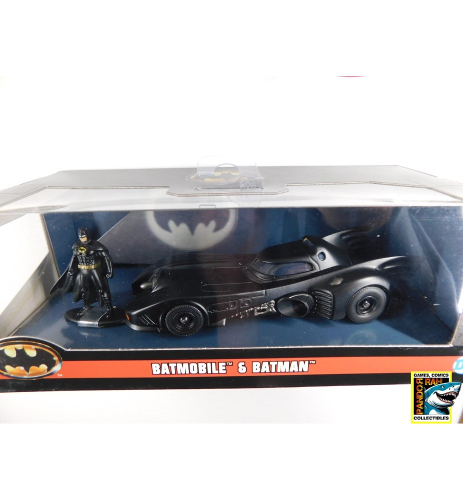 Jada Batmobile Batman 1989 + Batman Zwart 1:32