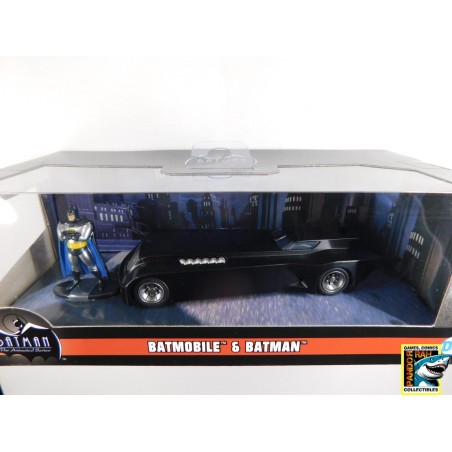 Jada Batmobile 'Batman: The Animated Series' + Batman Zwart 1:32