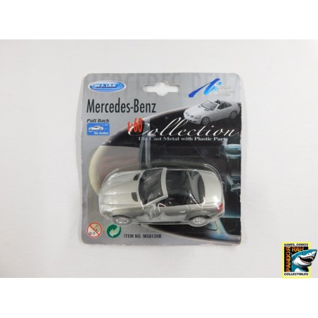 Welly Mercedes Benz SLK 350 Convertible zilver 1:60