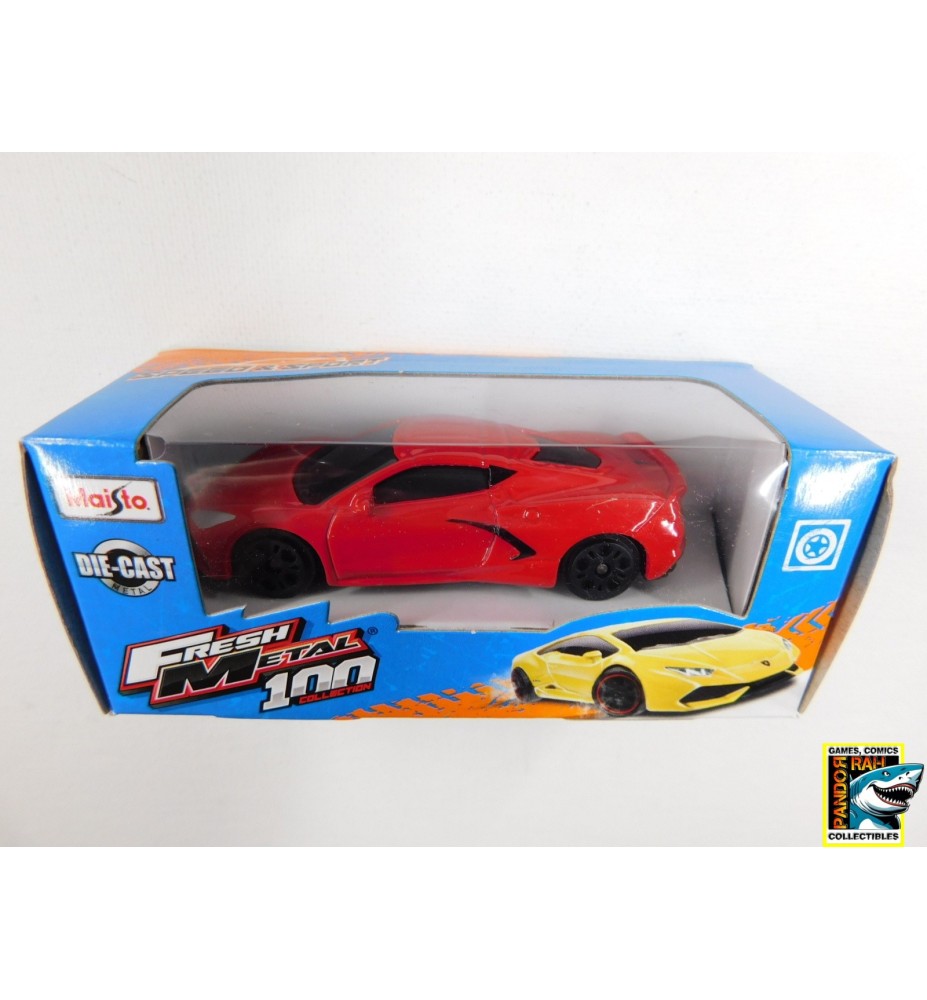 Maisto 2020 Chevrolet Corvette Stingray Coupe Z51 Rood 1:64