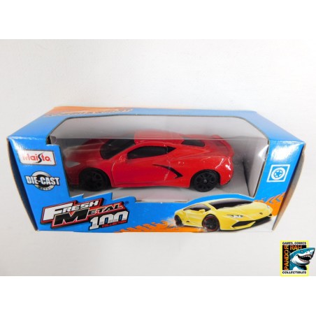 Maisto 2020 Chevrolet Corvette Stingray Coupe Z51 Rood 1:64