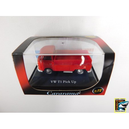 Cararama Volkswagen T1 Transporter Rood 1:72