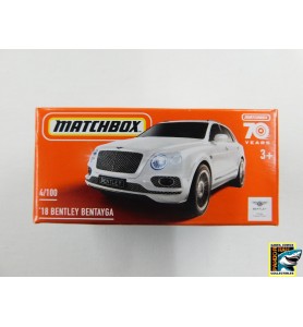 Matchbox 70 '18 Bentley Bentayga Wit 1:65