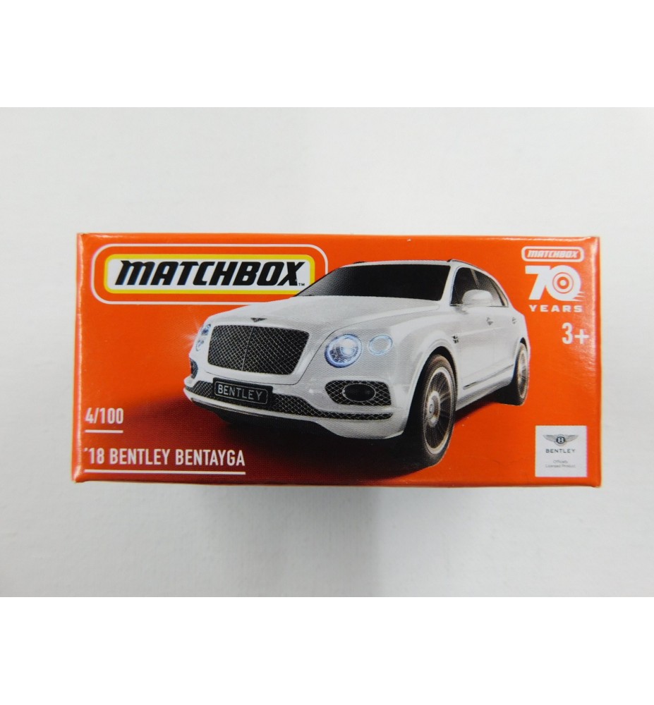 Matchbox 70 '18 Bentley Bentayga Wit 1:65