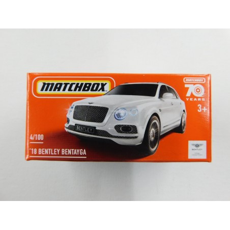 Matchbox 70 '18 Bentley Bentayga Wit 1:65