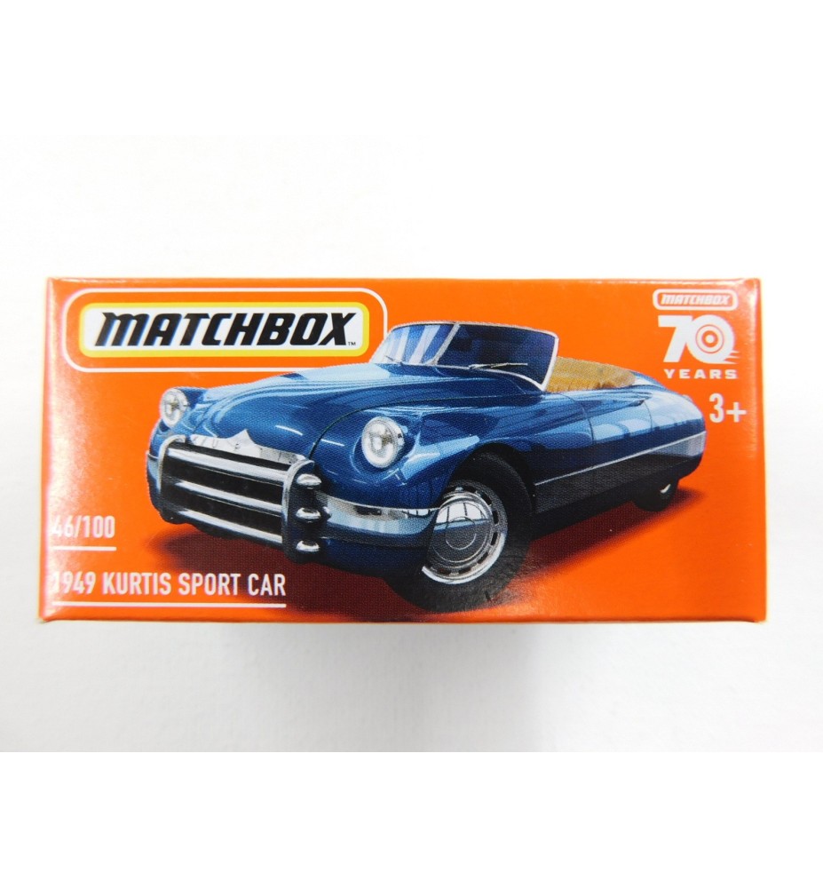 Matchbox 70 1949 Kurtis Sport Car Blauw 1:65