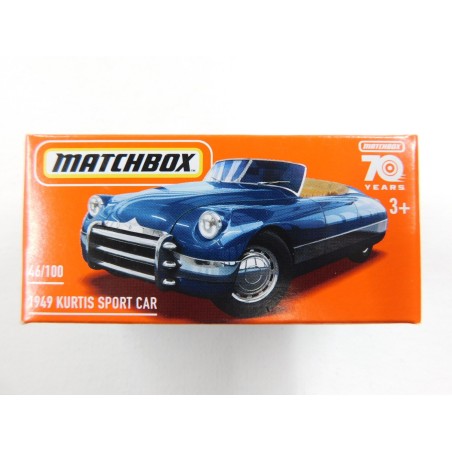 Matchbox 70 1949 Kurtis Sport Car Blauw 1:65