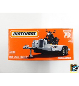 Matchbox 70 MBX Cycle Trailer Wit 1:65