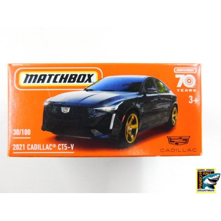 Matchbox 70 2021 Cadillac CT5-V Zwart 1:65