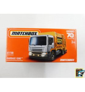 Matchbox 70 Garbage King Wit Oranje 1:65