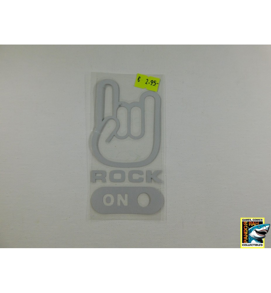 Sticker 'Rock On' Wit