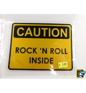 Reflecterende Sticker 'Rock 'n Roll Inside'