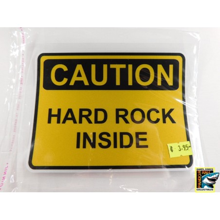 Reflecterende Sticker 'Hard Rock Inside'