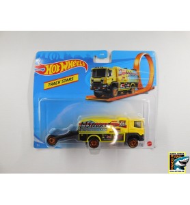 Hot Wheels Track Stars Scania Rally Truck Geel 1:65