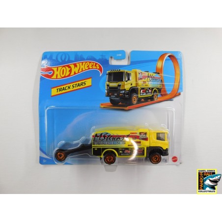 Hot Wheels Track Stars Scania Rally Truck Geel 1:65